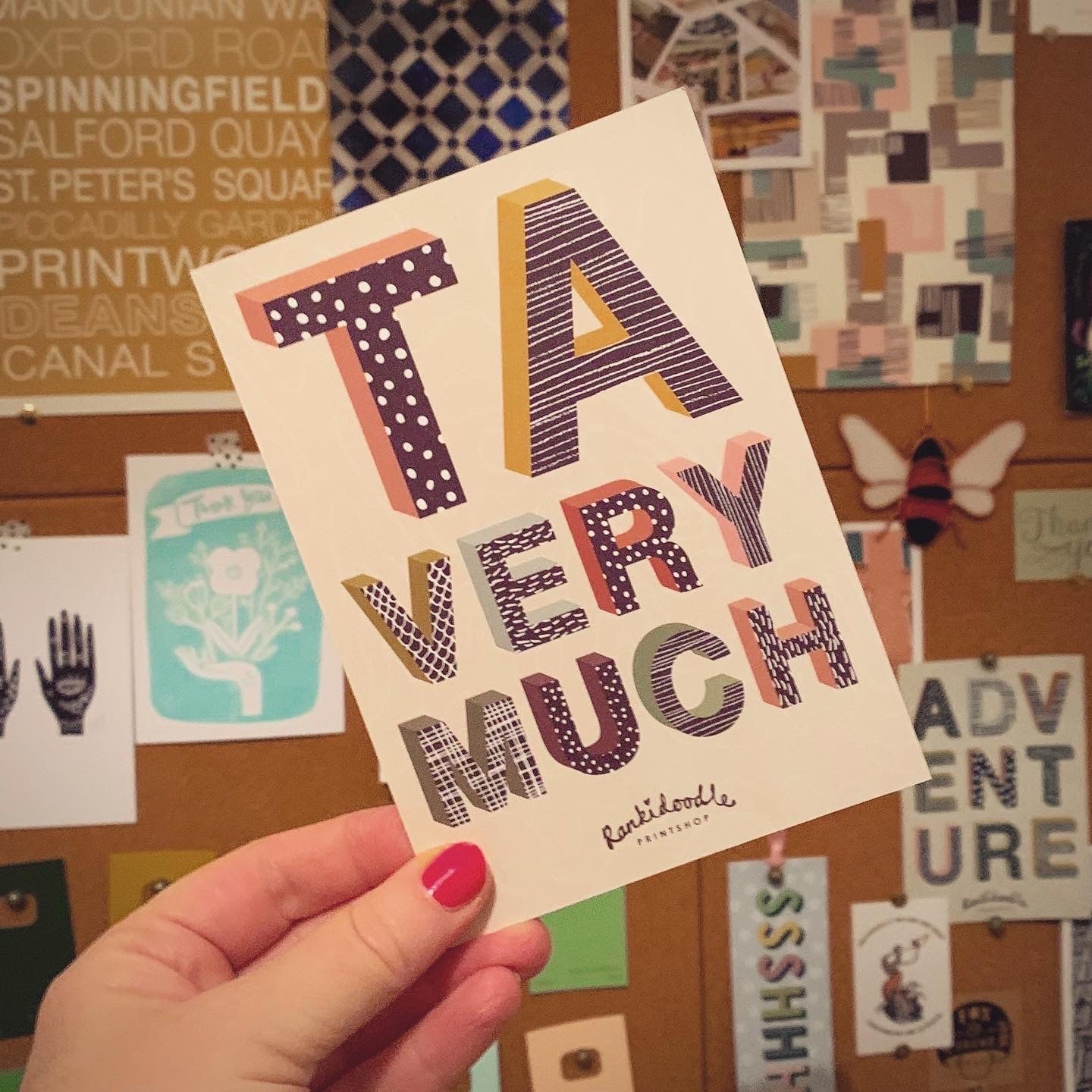 TA VERY MUCH Postcards | postcards | thank you cards