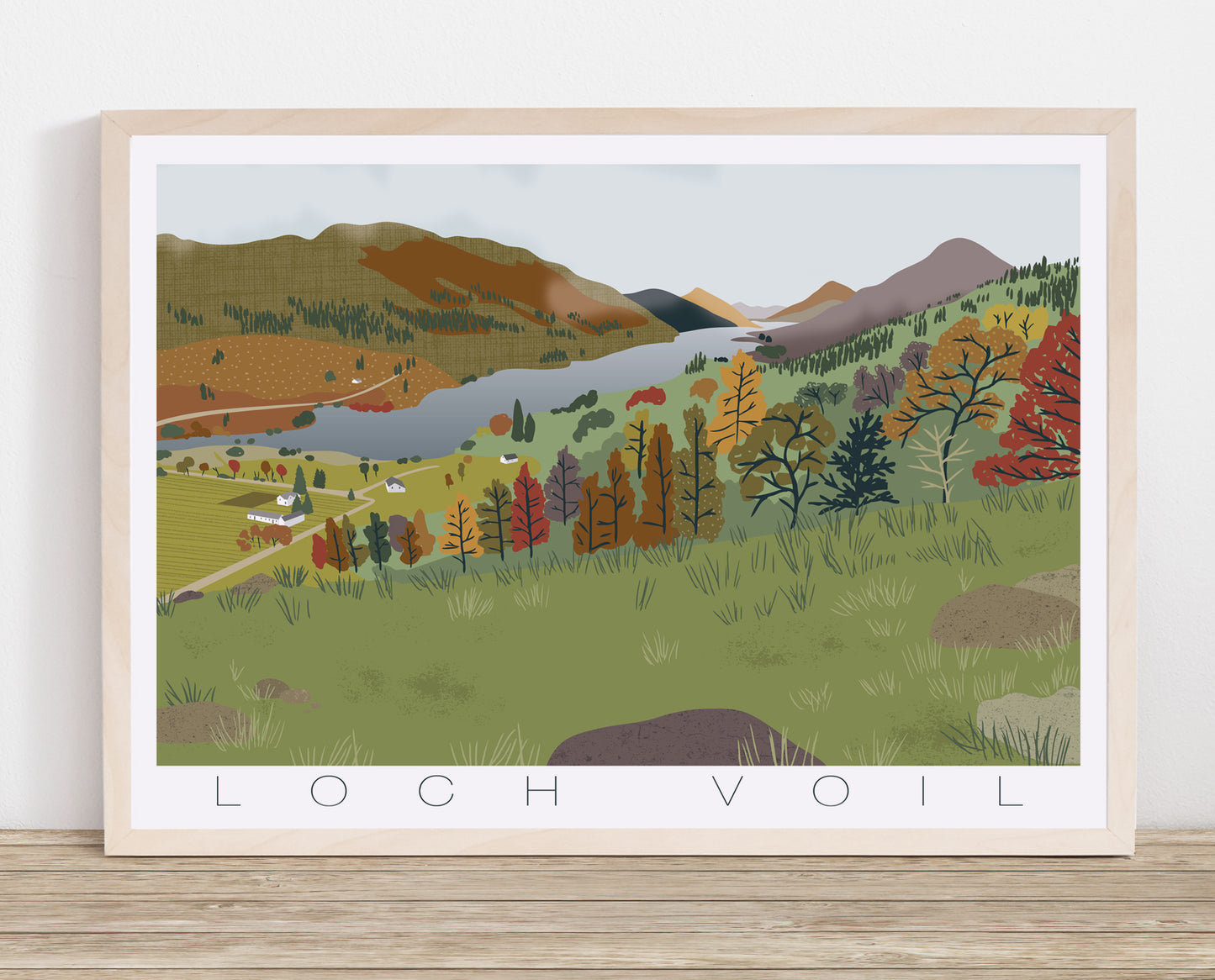 LOCH VOIL SCOTLAND PRINT