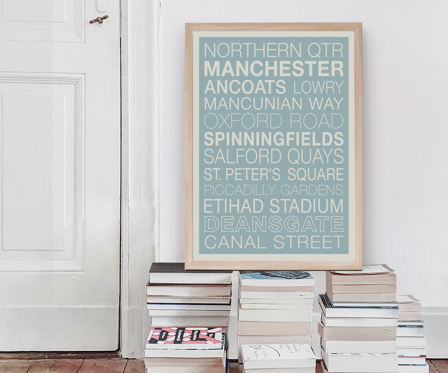 MAN CITY STREETS | Manchester Art | Football Print | Old Trafford