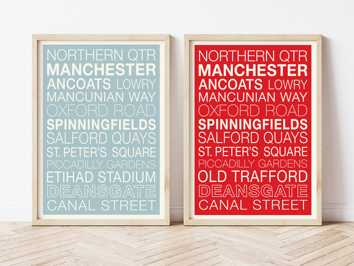 MAN UTD STREETS | Manchester Art | Football Print | Old Trafford