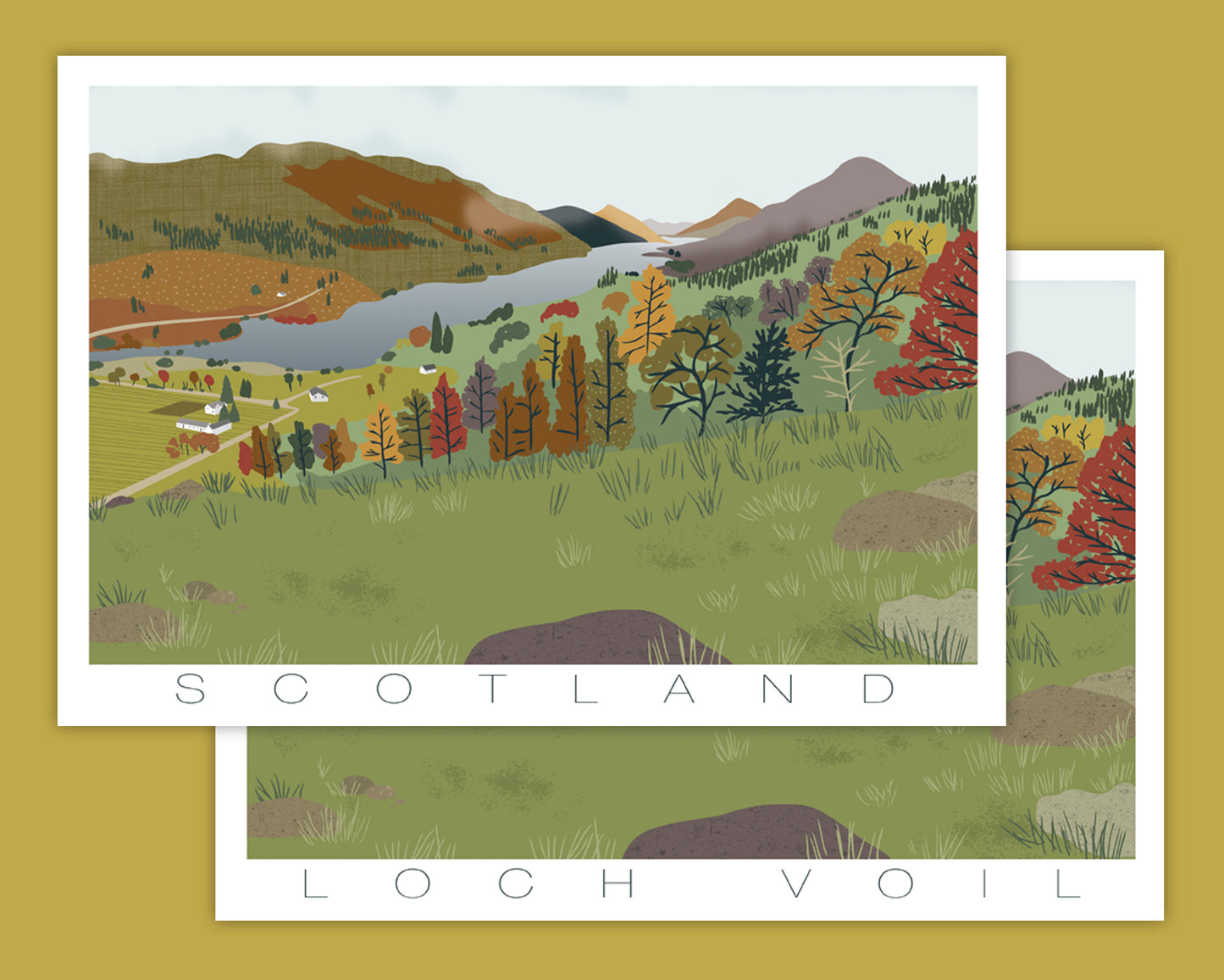 LOCH VOIL SCOTLAND PRINT