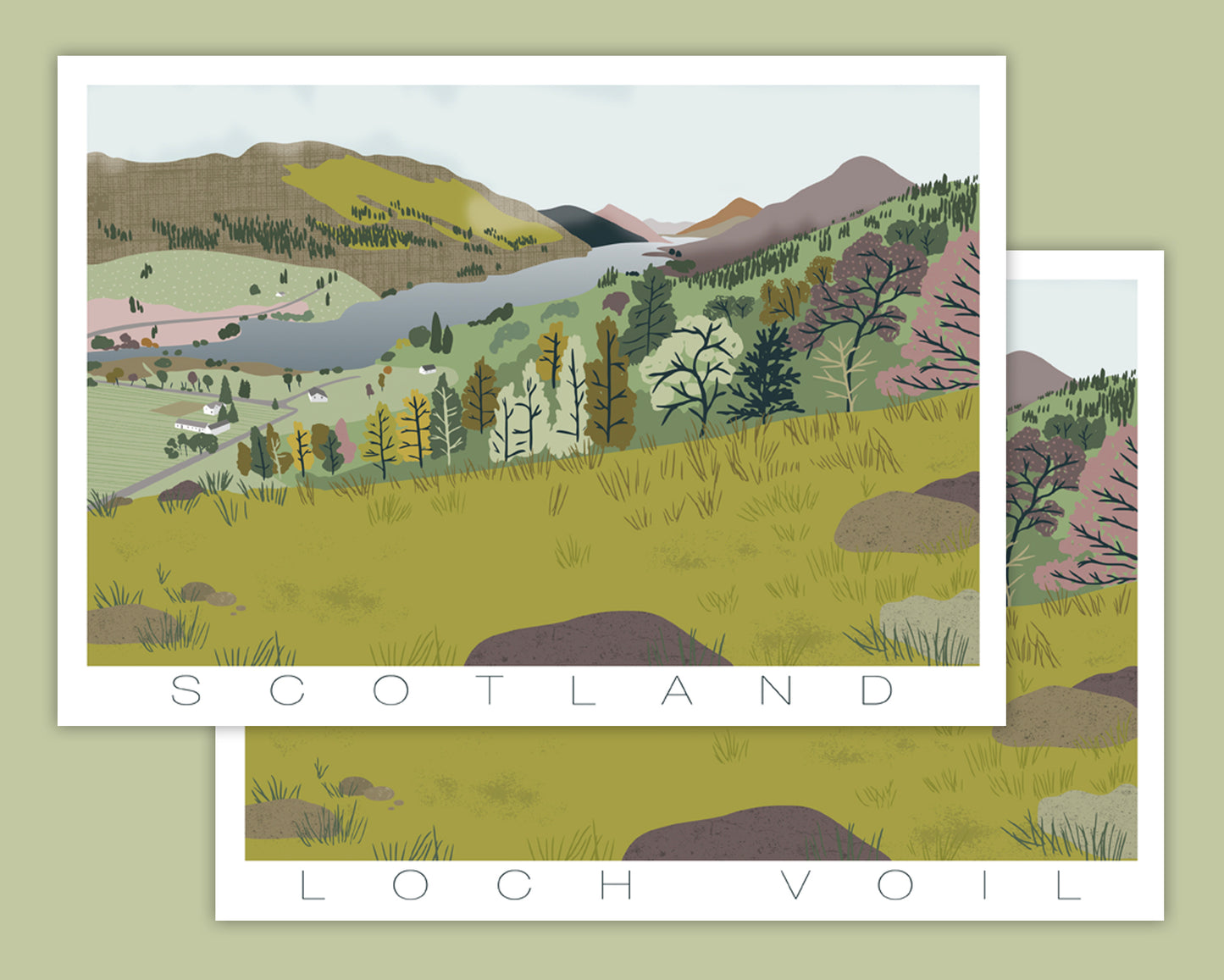 LOCH VOIL SCOTLAND PRINT
