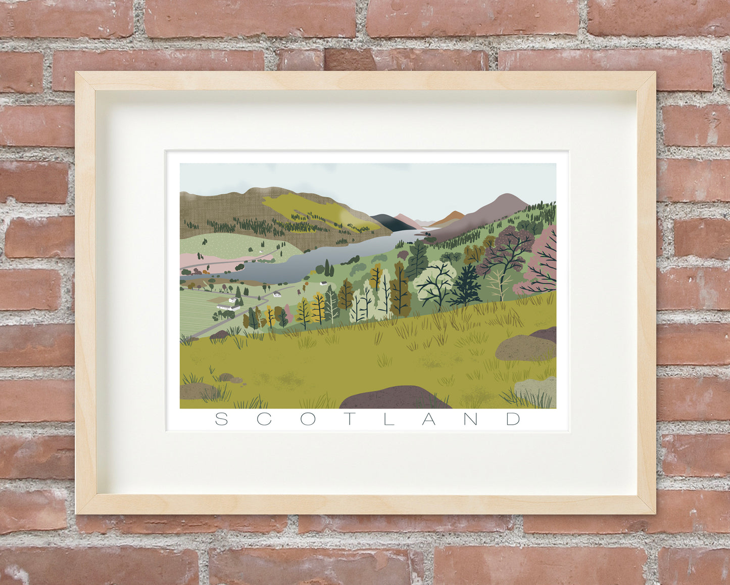 LOCH VOIL SCOTLAND PRINT
