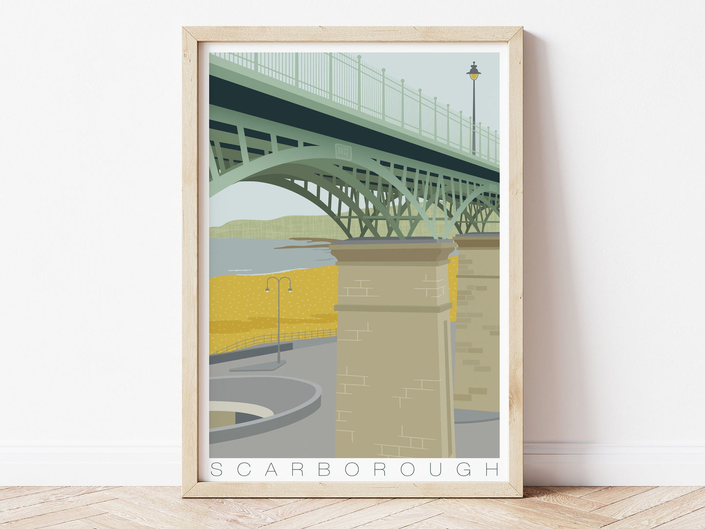 SCARBOROUGH SPA BRIDGE PRINT