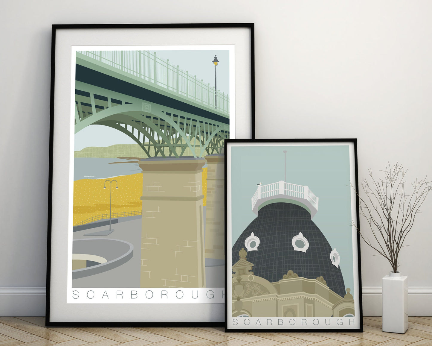 SCARBOROUGH SPA BRIDGE PRINT
