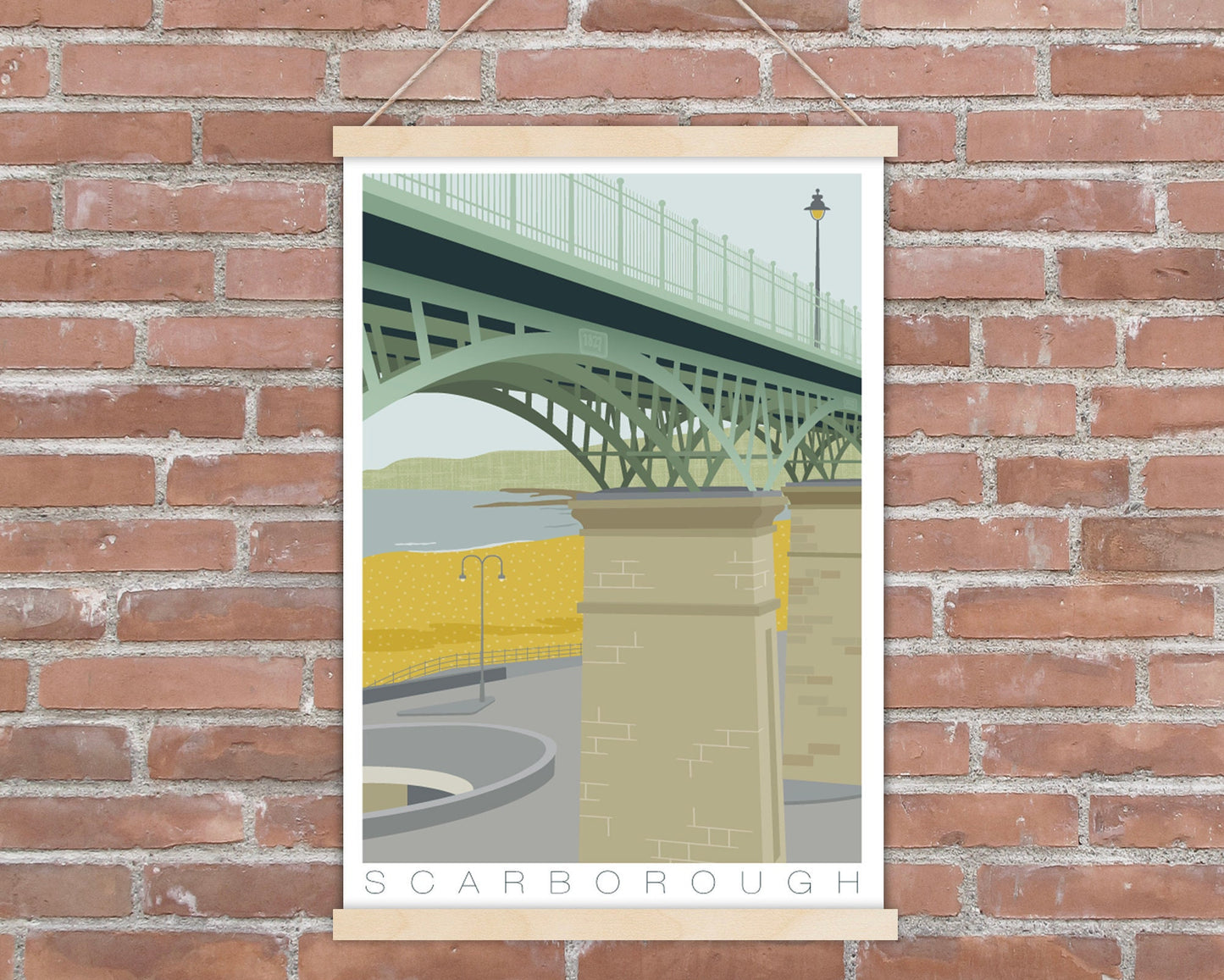 SCARBOROUGH SPA BRIDGE PRINT