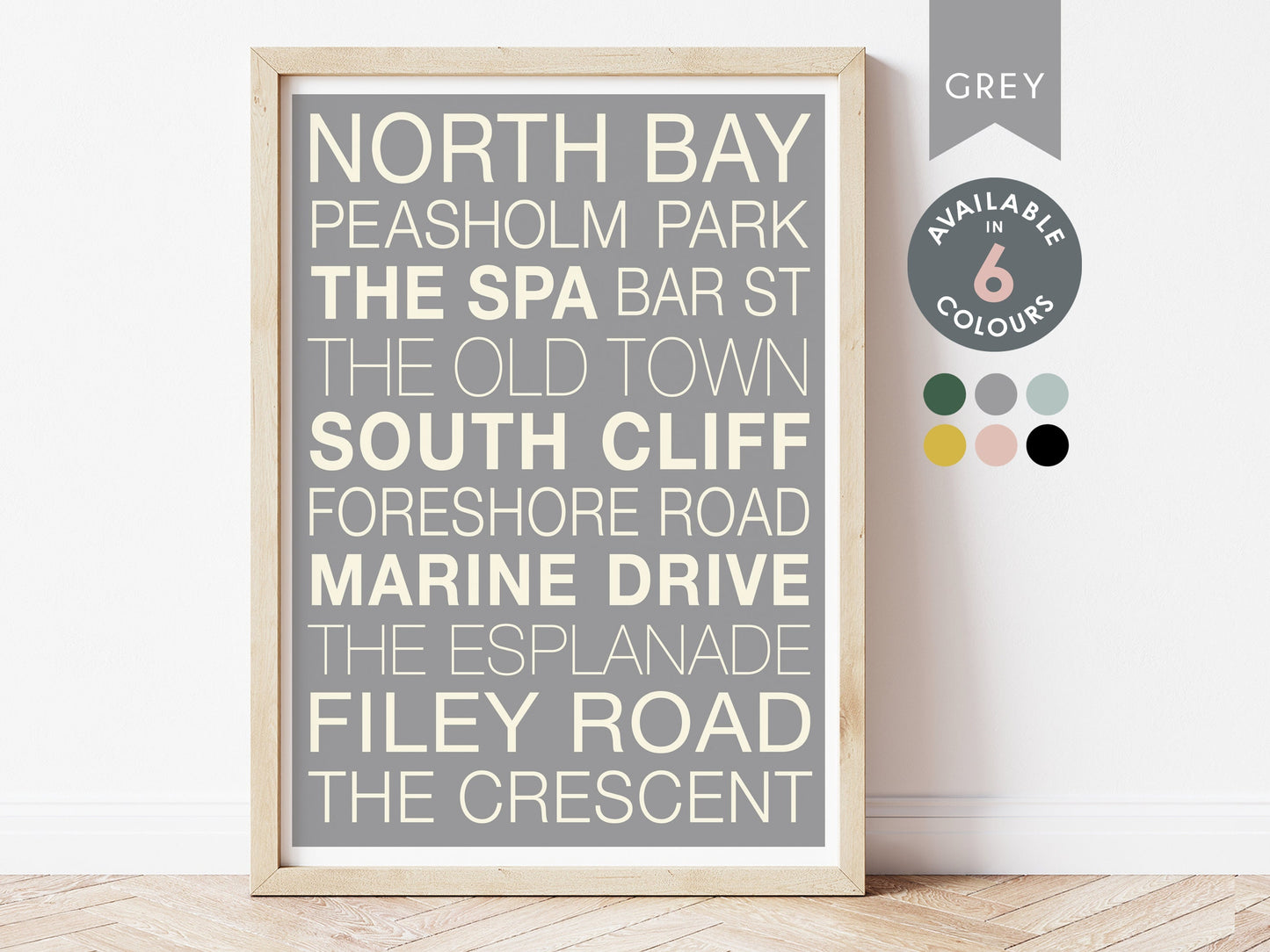 SCARBOROUGH STREETS PRINT