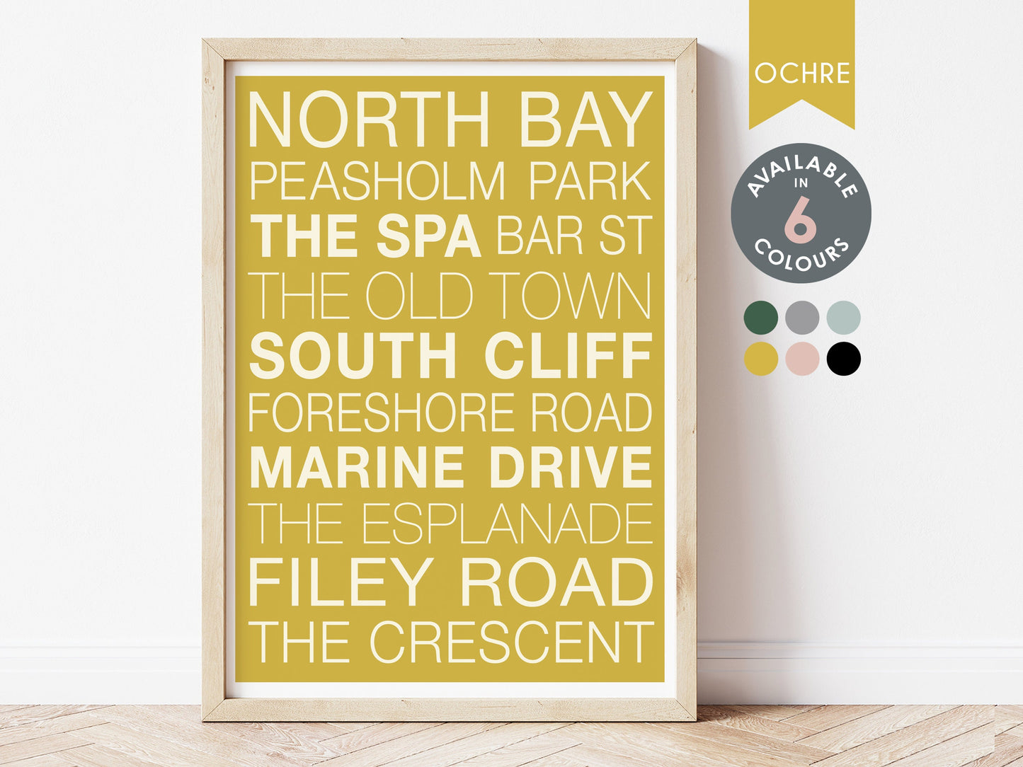 SCARBOROUGH STREETS PRINT
