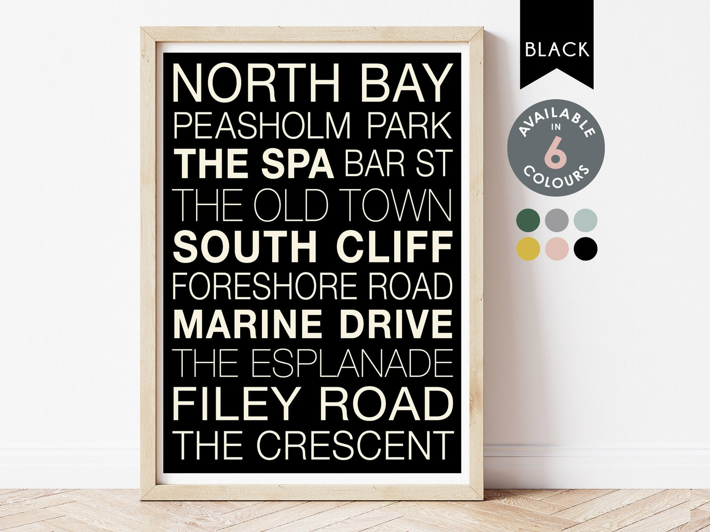 SCARBOROUGH STREETS PRINT
