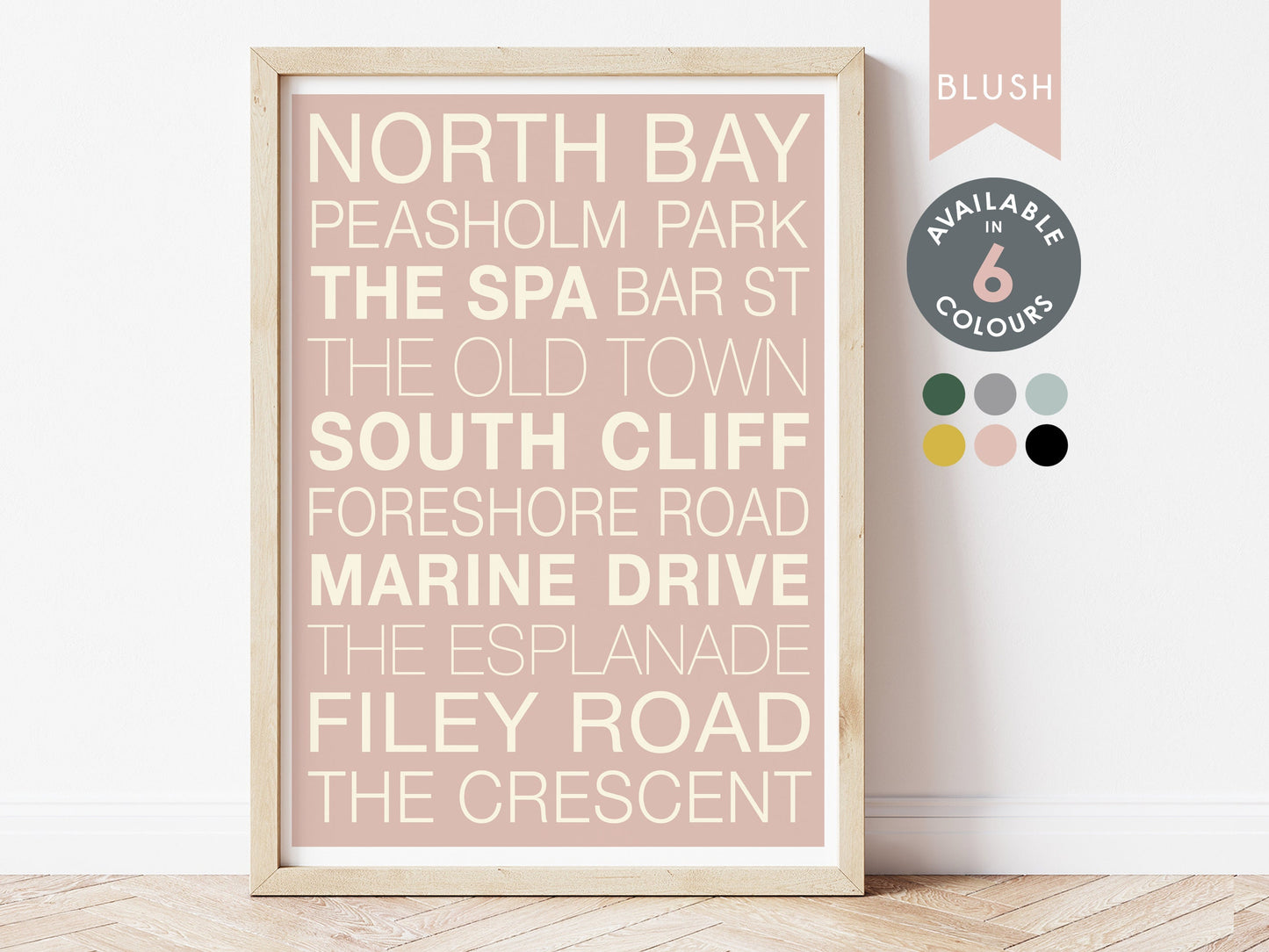 SCARBOROUGH STREETS PRINT