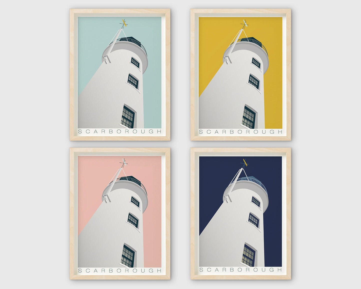SCARBOROUGH LIGHTHOUSE PRINT