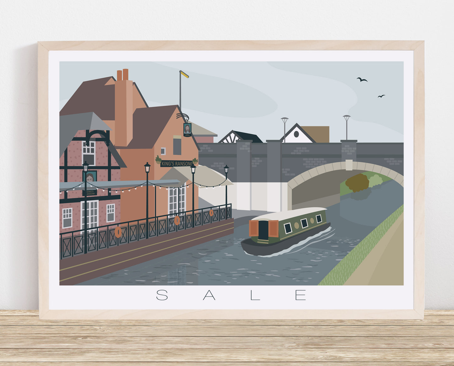 SALE PRINT | Cheshire Art | Sale Print | Manchester Picture | Sale Waterside