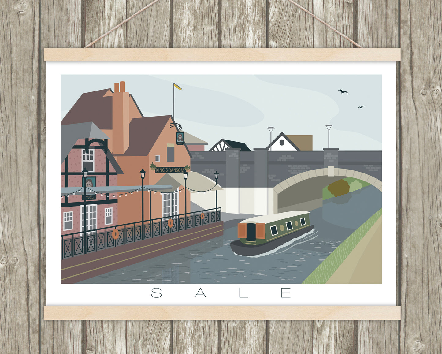 SALE PRINT | Cheshire Art | Sale Print | Manchester Picture | Sale Waterside