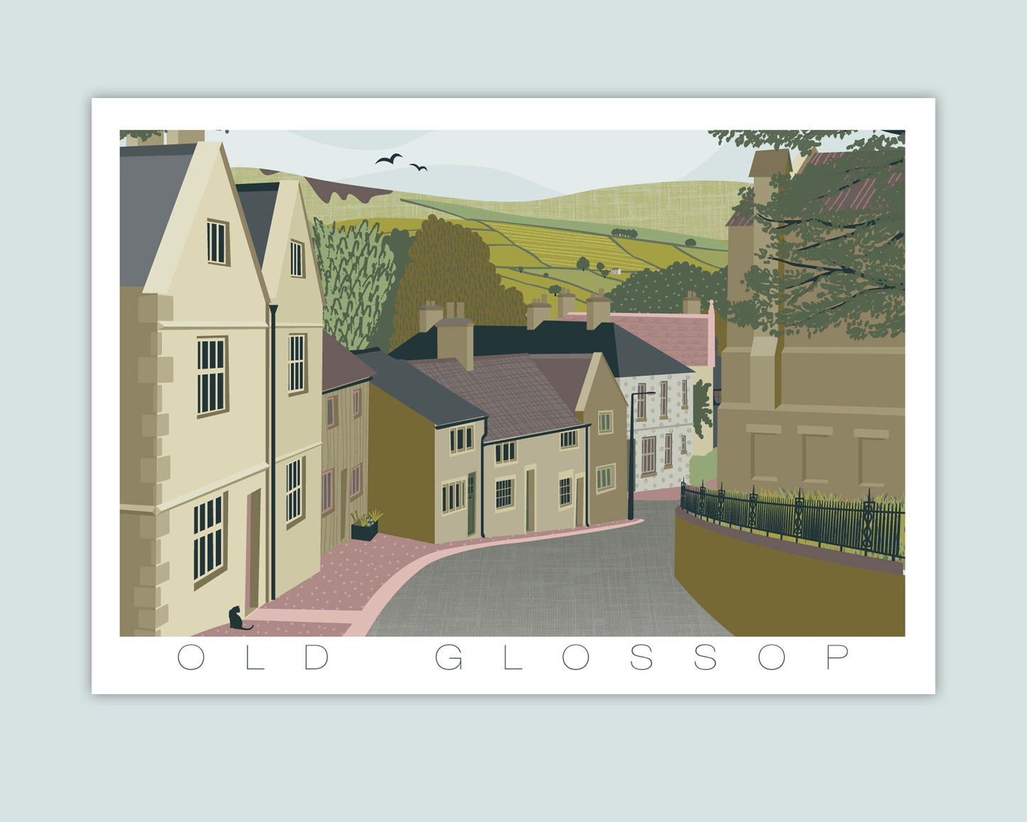 OLD GLOSSOP PRINT