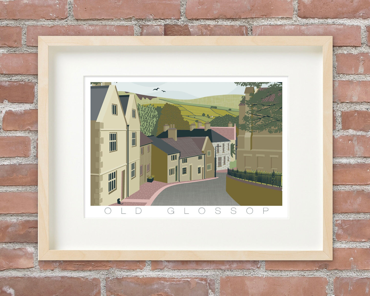 OLD GLOSSOP PRINT