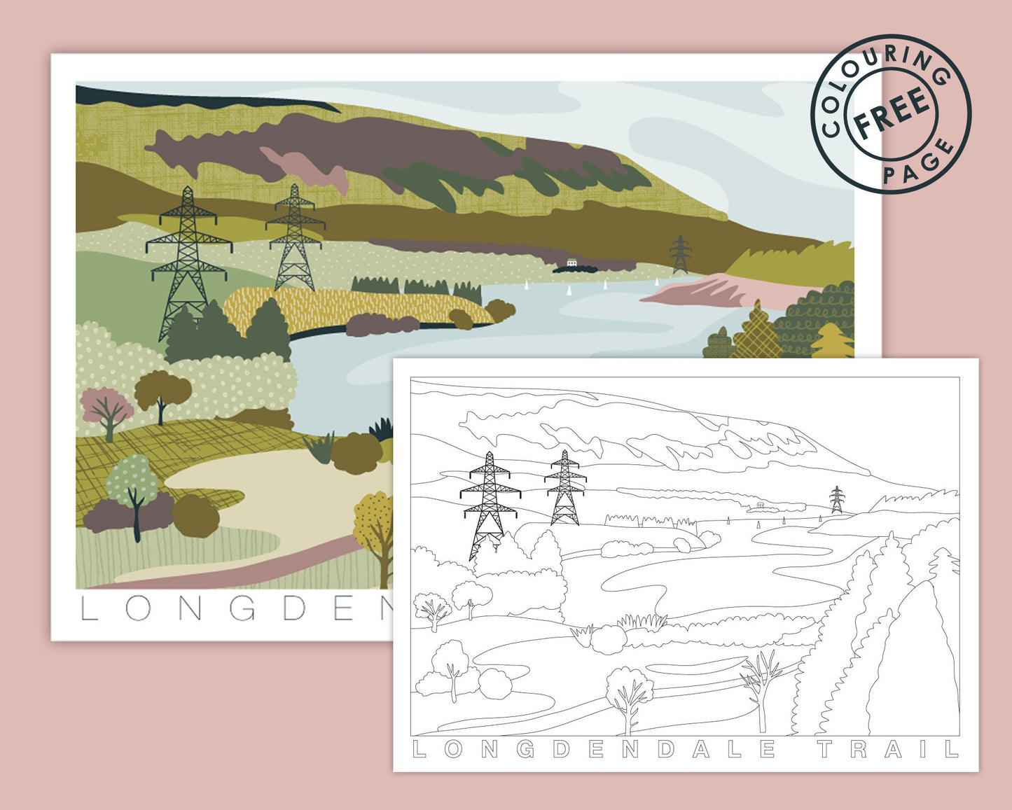 LONGDENDALE TRAIL PRINT