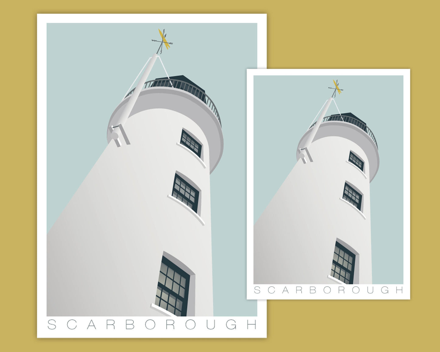 SCARBOROUGH LIGHTHOUSE PRINT