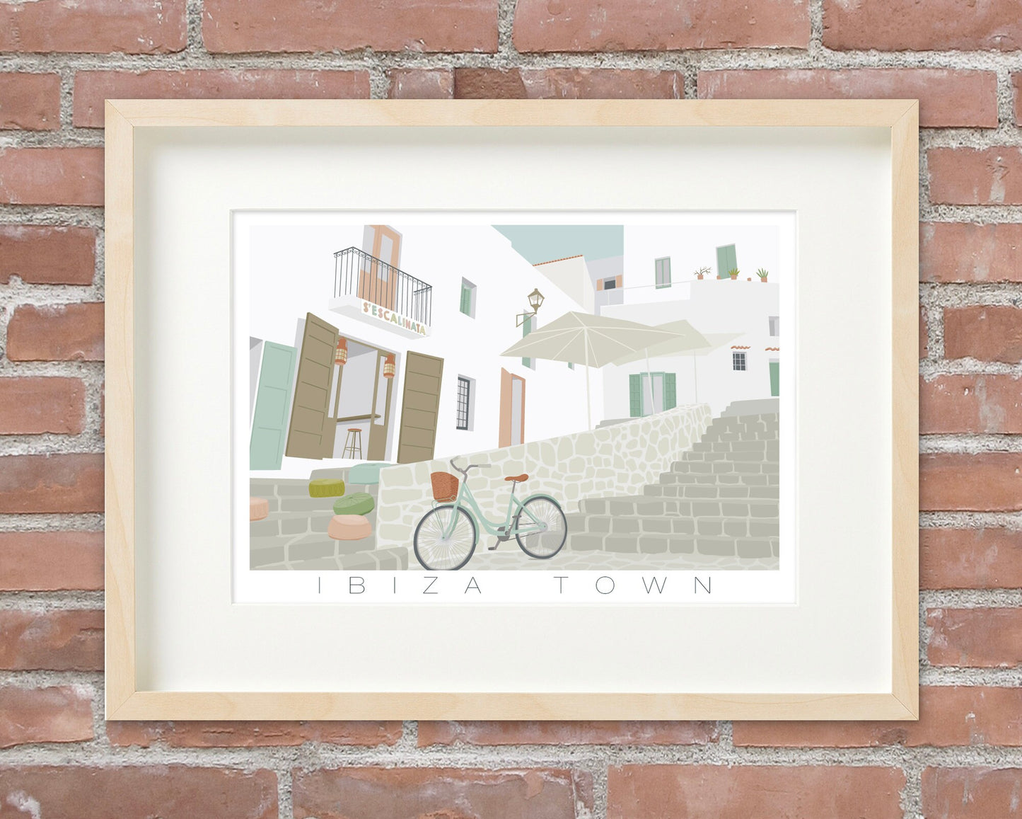 IBIZA TOWN PRINT