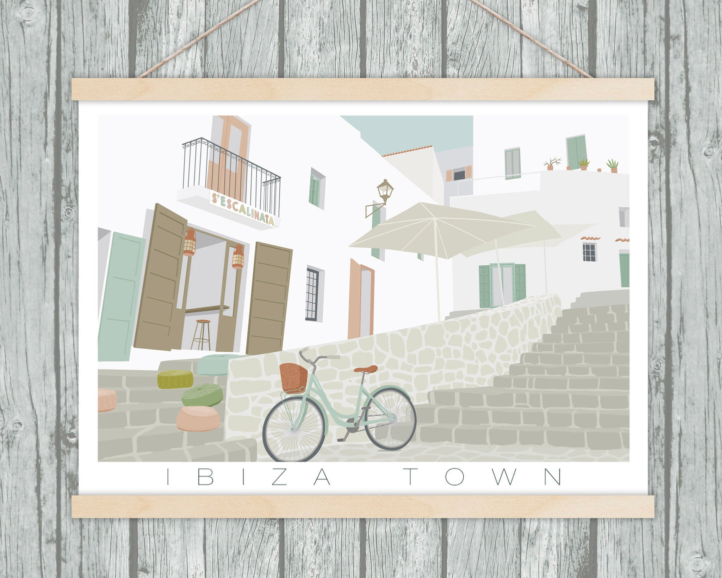 IBIZA TOWN PRINT