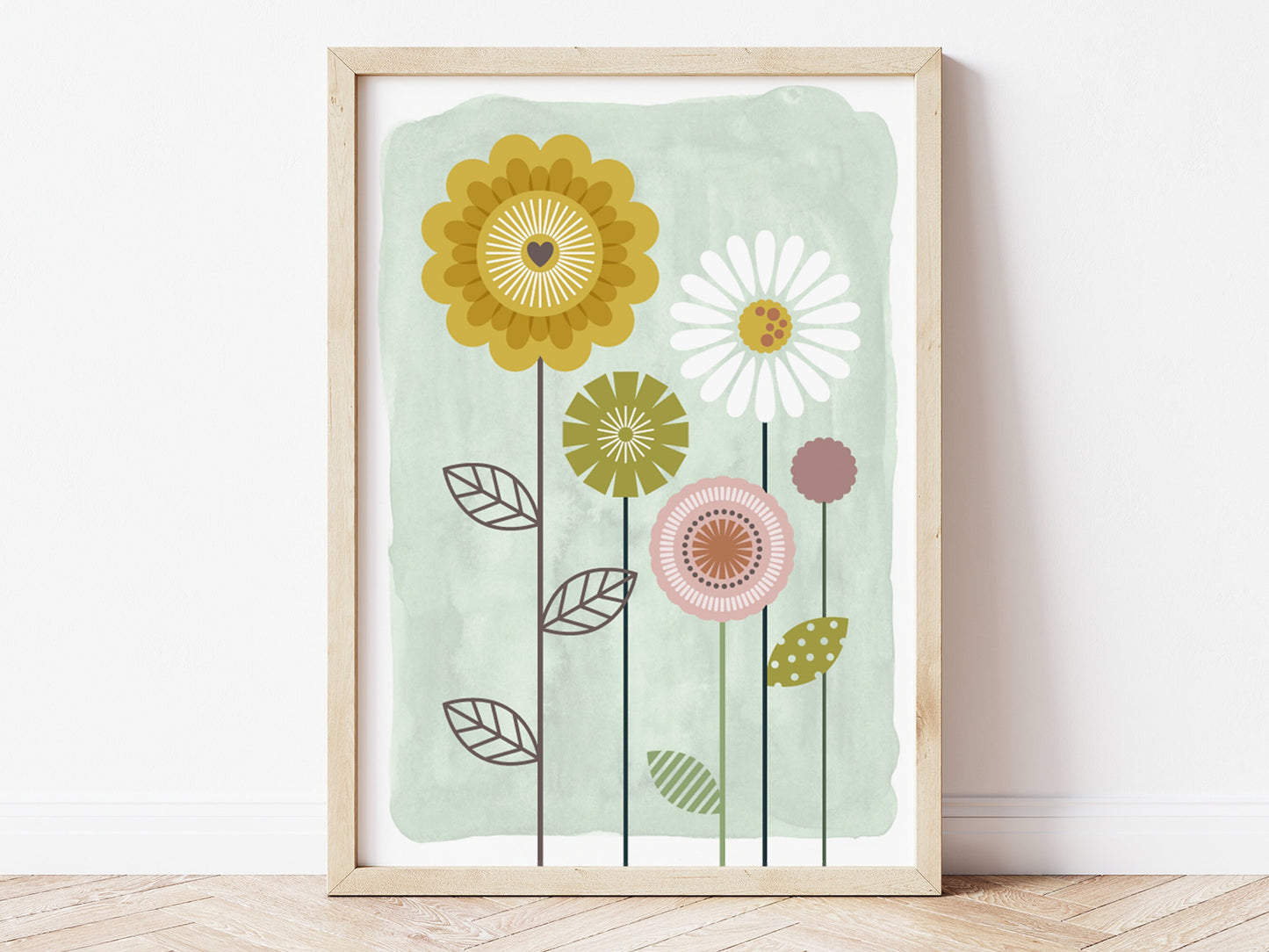 RETRO BLOOMS PRINTS