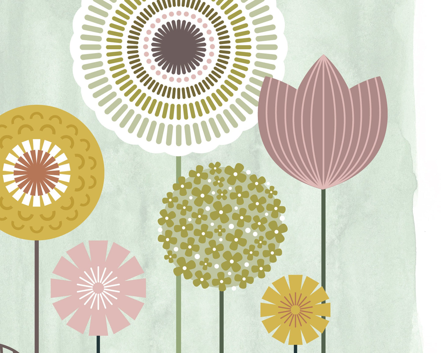 RETRO BLOOMS PRINTS