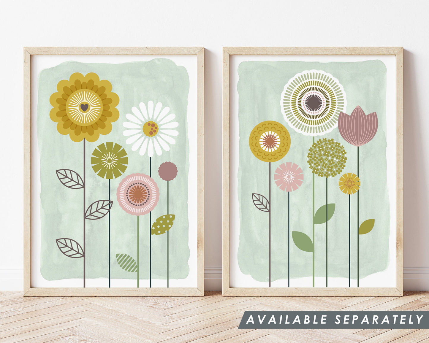 RETRO BLOOMS PRINTS