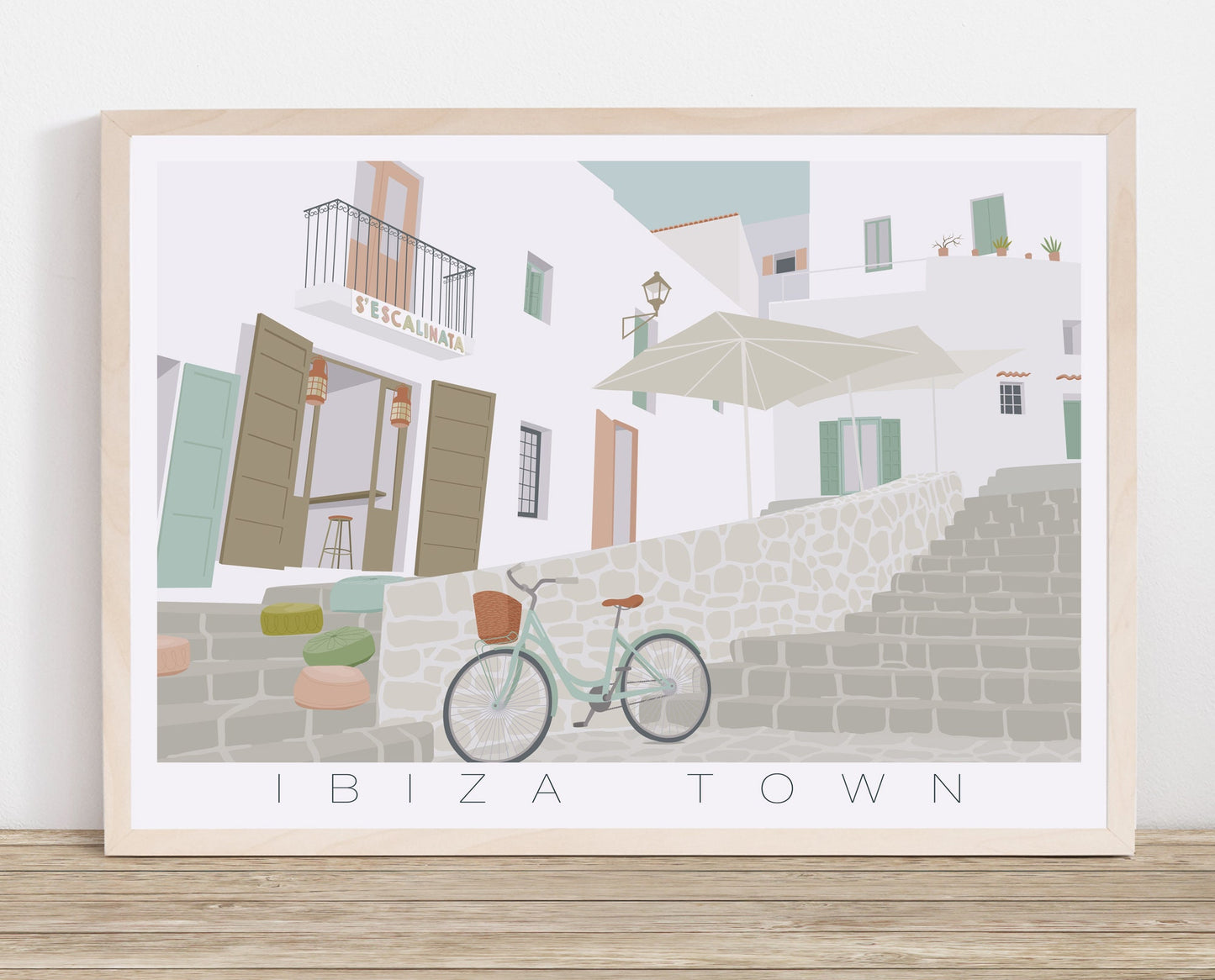 IBIZA TOWN PRINT