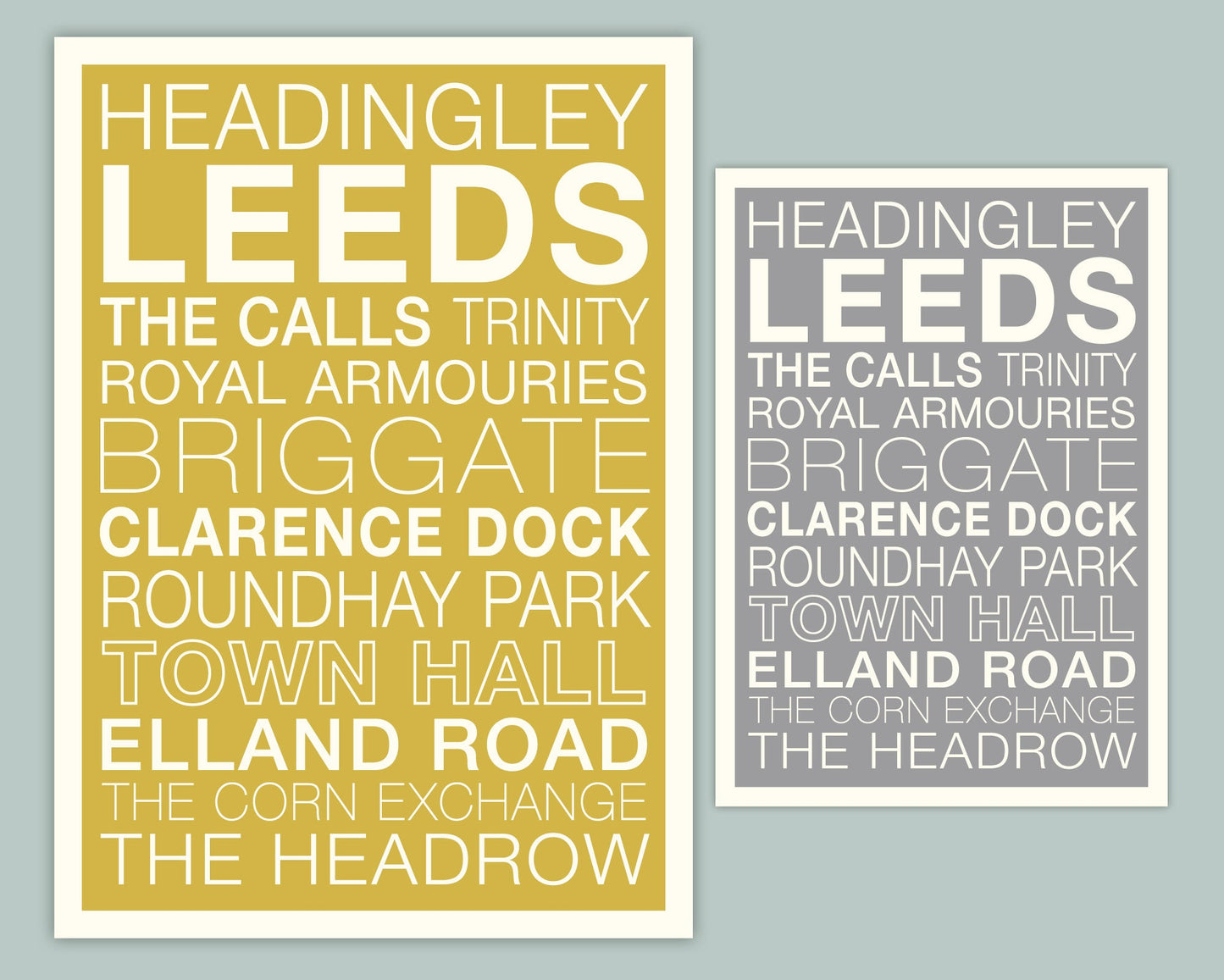 LEEDS STREETS PRINT